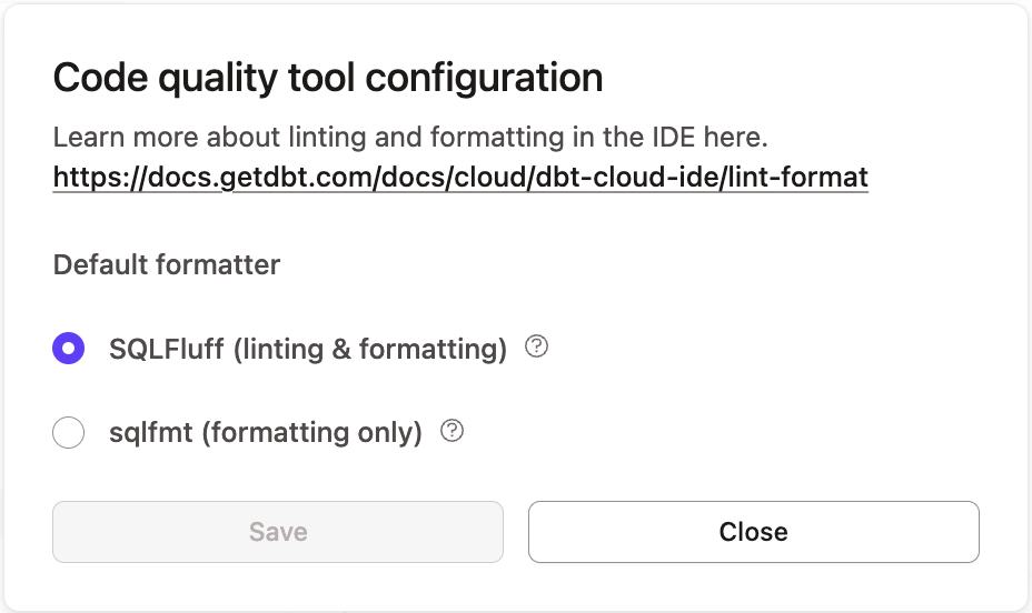 Use the config button to select your tool. Use the config button to select your tool.